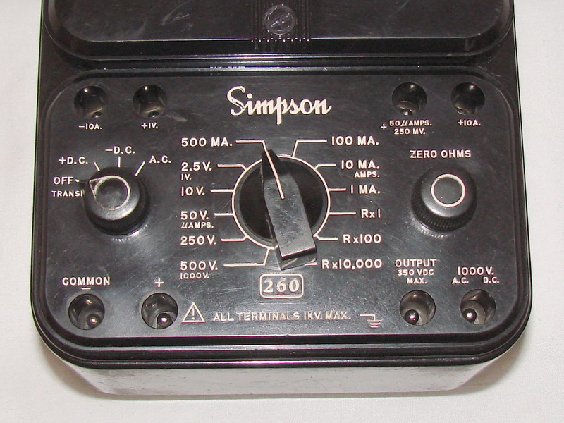 Simpson 260 Series 7m Volt Ohm Milliammeter 