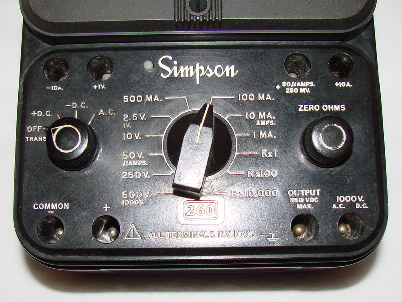 Simpson 260 Series 7p Volt Ohm Milliammeter 